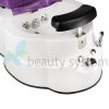 FOTEL DO PEDICURE Z MASAżEM BR-3820D FIOLETOWY